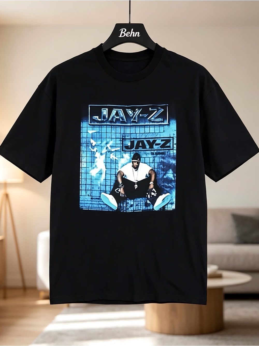 Retro Jay Z The Blueprint Tour T Shirt Jigga Hova 2001 Roc Unisex T shirt